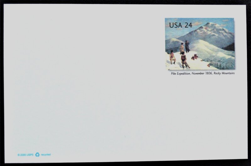 2006 US Sc. #UX449 postal card, 24 cent, mint, sharp corners, excellent shape