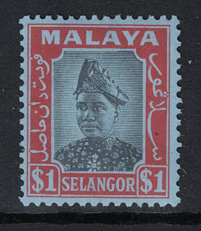 Malaya Selangor SG# 86 Mint Light Hinged - S19754