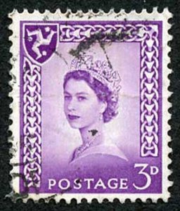 IOM SG2a 3d Deep Lilac on Chalky Paper Fine used cat from 6.50 pounds