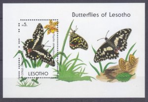 1990 Lesotho 833/B71 Butterflies 14,00 €