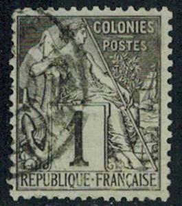 French Colonies Scott 49 Used.