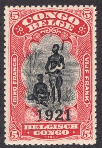 BELGIAN CONGO SCOTT 72