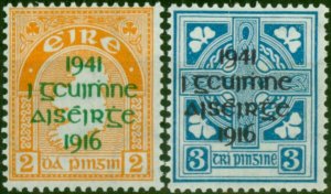 Ireland 1941 Easter Rising Set of 2 SG126-127 Fine MM