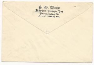 Germany Scott #C24 on Cover to Denver Colorado USA September 15, 1924 Luftpost