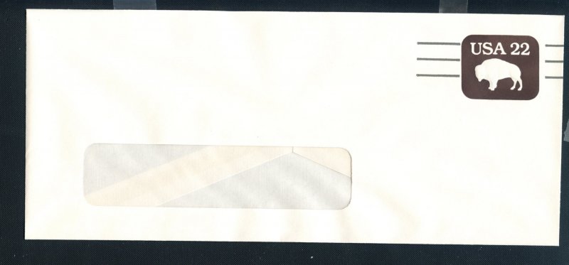 US Scott's # U608a -Buffalo-No. 10 Windowed Env.-Unused-Flap Sealed