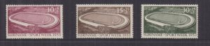 SURINAME, 1953 Sports Week set of 3, lhm.