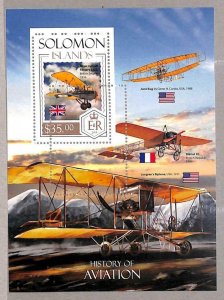 A4870 - SOLOMON ISLANDS - ERROR MISPERF: 2014 History of Aviation, Airplanes