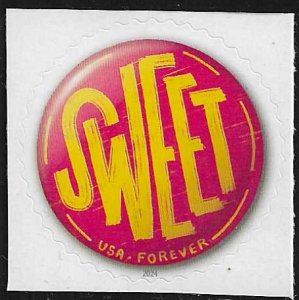 5922 MNH Pinback Button Sweet