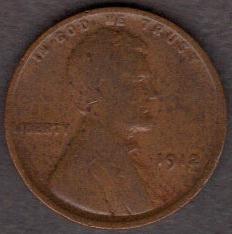 1912 Lincoln Wheat cent