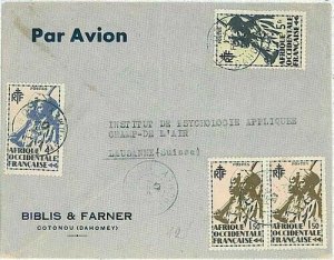 14760 Dahomey AOF - POSTAL HISTORY - COVER to SWITZERLAND