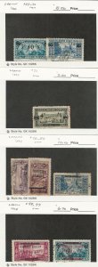 Lebanon, Postage Stamp, #69-70, 71, 78-80, 88, 99 Used, 1926-28, JFZ