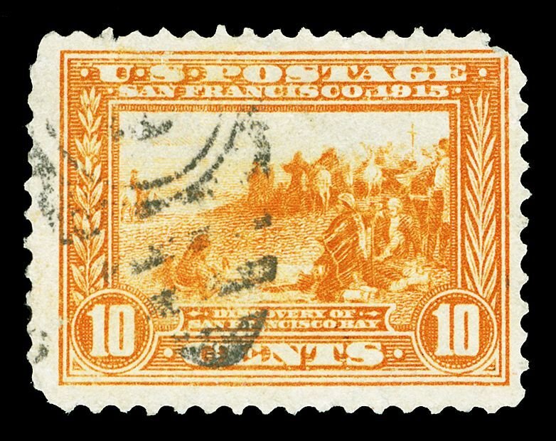 Scott 400A 10c Panama-Pacific Issue Used F-VF Cat $22.50