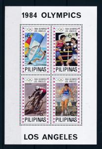 [55685] Philippines 1984 Olympic games Surfing Boxing Cycling MNH Sheet