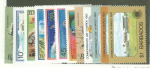 Barbados #506A/601 Unused Single (Complete Set)