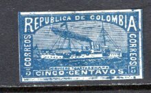 Colombia  #209  Unused   F/VF   CV $2.75  .....  1430777