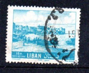 LEBANON - 1961 - PORT OF TYR - AM - Used - 15p -