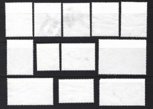 China stamps J137,  J140,  J144,  T112, T114, T118, T123 & more. Lot of 12 mixed