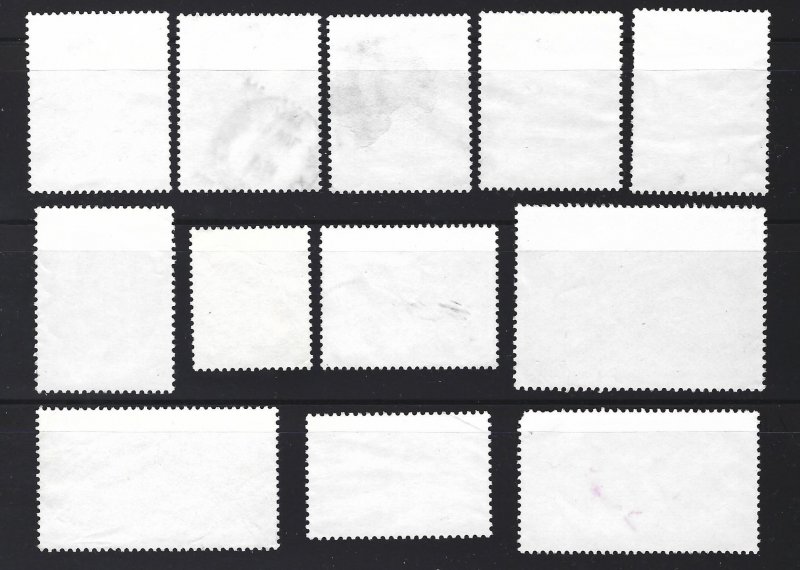 China stamps J137,  J140,  J144,  T112, T114, T118, T123 & more. Lot of 12 mixed