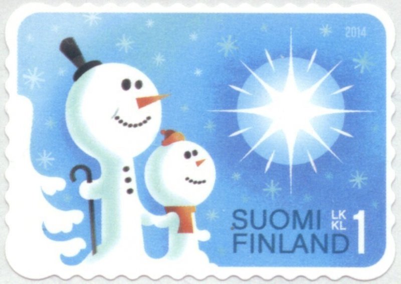 Finland 2014 #1452 MNH. Snowman