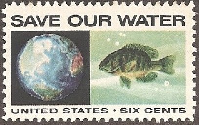 1412 Save our Water F-VF MNH single