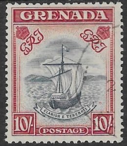 Grenada 142b  1948    10 sh fvf  used