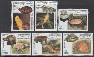 2000 Cambodia 2040-2045 Turtles 9,00 €