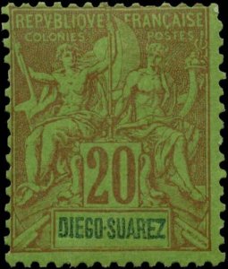 Diego-Suarez Scott #44 Mint Hinged