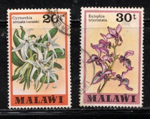 MALAWI Scott # 334-5 Used - Flowers