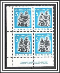 Canada #488 Christmas Corner Block MNH