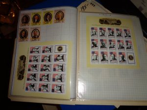 LIBERIA COLLECTION ON ALBUM PAGES, BOTH MINT AN USED