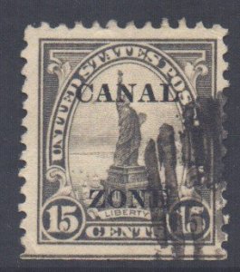 Panama Canal Zone Scott 78 - SG92, 1924 Liberty 15c used