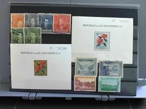 Salvador mint never hinged and used    stamps R26590