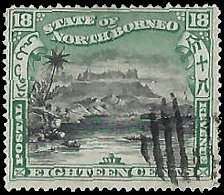 NORTH BORNEO   #87 USED (1)