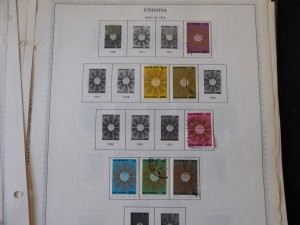 Ethiopia 1966-1993 Stamp Collection on Album Pages