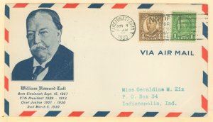 US 685 1930 4c President Taft single on a June 4th Cinncinnati F.D. Shockley cacheted FDC