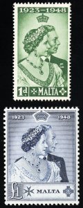 Malta Stamps # 223-4 MLH VF Scott Value $40.00