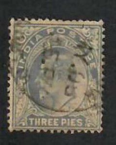 India;  Scott 60; 1902; Used