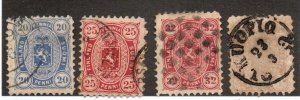 Finland 21-24 Used Short set. Perf. 11