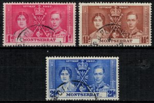 Montserrat #89-91  CV $3.35