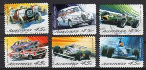 Australia 2041-46 - Used - 45c Race Cars / Racing (2002) (cv 4.80)