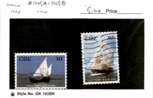 Ireland, Postage Stamp, #1145A-1145B Used, 1998 Ships (AB)