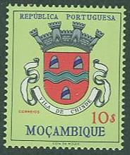 Mozambique  SC# 421 City Cost of Arms 10.00E, MNH