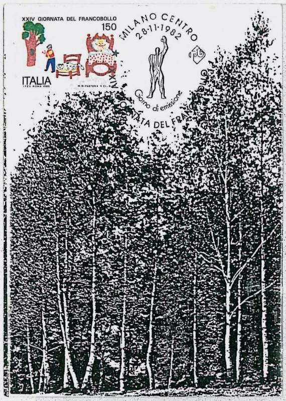 MAXIMUM CARD : Nature TREES  - ITALY Italia 1982