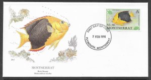 Montserrat 1991 CRock Beauty fish L62