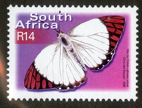 SOUTH AFRICA 1235 MH SCV $6.50 BIN $2.75 BUTTERFLY