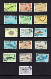 British Antarctic Territory: 1984, Marine Life Definitive set, Fine Used