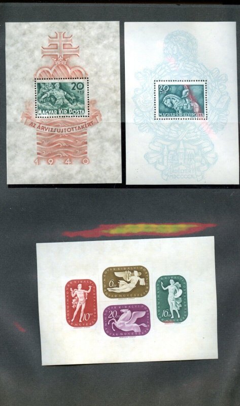 HUNGARY LOT OF USED AND MINT STAMPS YOU DO THE GRADING HAVE FUN BIDDING