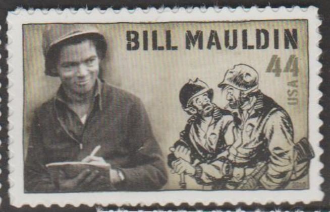 U.S. Scott #4445 Bill Mauldin Cartoon Stamps - Mint NH Single