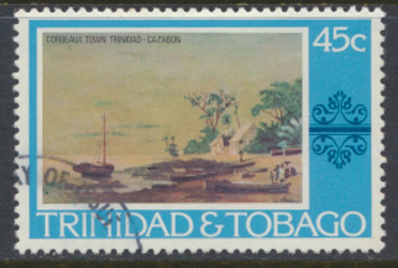 Trinidad & Tobago  SG 490 Used  Corbeaux Town Paintings   SC# 266 - see scan