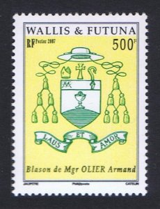 Wallis and Futuna Coat of Arms - Mgr Armand Olier 2007 MNH SG#925